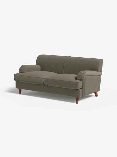 Orson 2 Seater Sofa in Cotton Weave Dark Olive (N76217) | £1,075