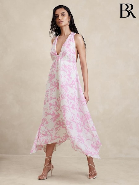 Banana Republic Pink Multi Strappy Cross Dress. (N79253) | £160