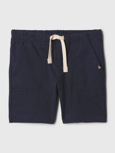 Navy Brannan Bear Pull On Shorts (Newborn-5yrs) (N96442) | £6