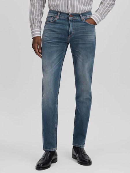 Oscar Jacobson Slim Fit Jeans in Denim Blue (N96769) | £179