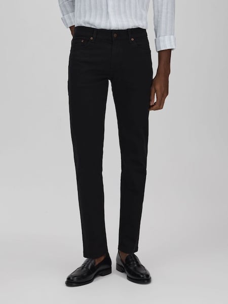 Oscar Jacobson Slim Fit Jeans in Black (N96773) | £179
