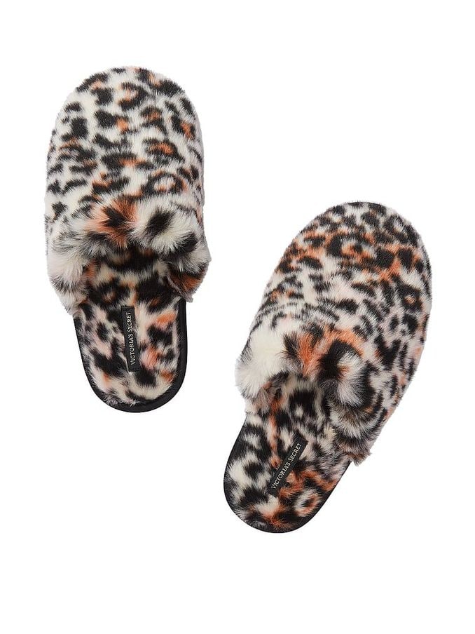 Victoria secret online leopard slippers