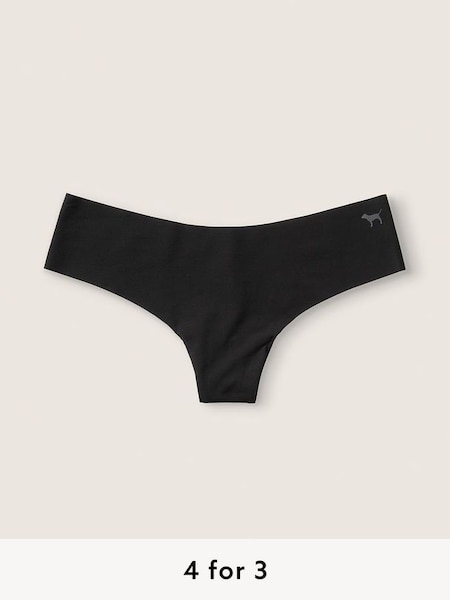 Pure Black No Show Thong Knickers (P22160) | £9