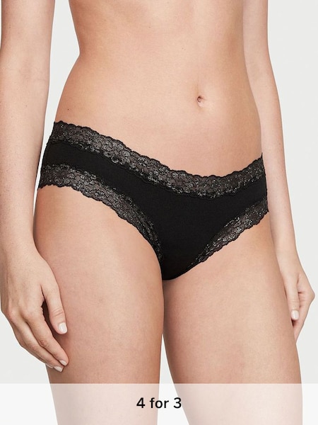 Black Posey Cheeky Lace Waist Knickers (P22501) | £9