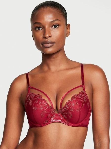 Red Lacquer Push Up Bra (P22502) | £65