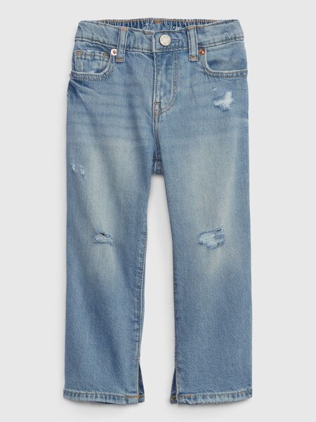 Light Wash Blue Organic Cotton '90s Loose Jeans (P22516) | £15