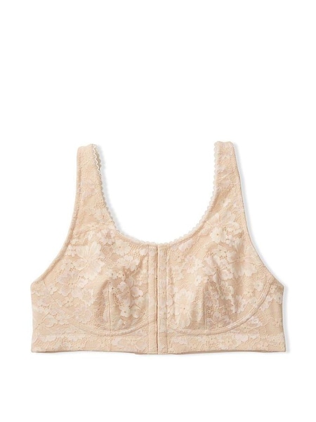 Champagne Nude Front Fastening Post Surgery Unlined Bra (P25422) | £39