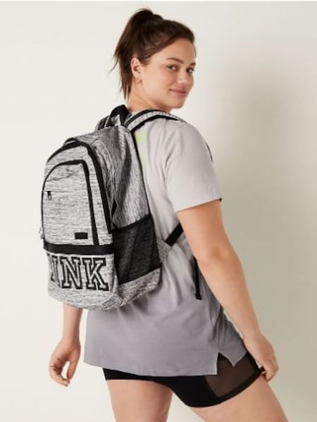 Jet Lag Heather Grey College Backpack (P28721) | £46