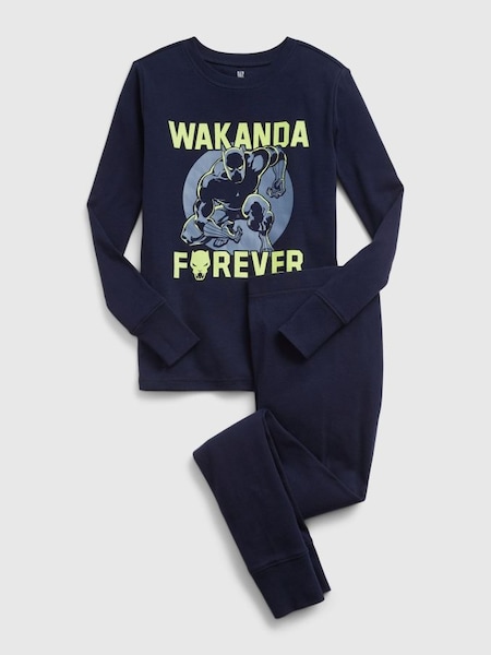Blue Marvel Black Panther Long Sleeve Pyjama Set (P35020) | £16