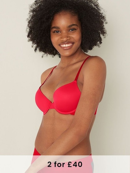 Red Pepper Smooth Push Up T-Shirt Bra (P36383) | £29