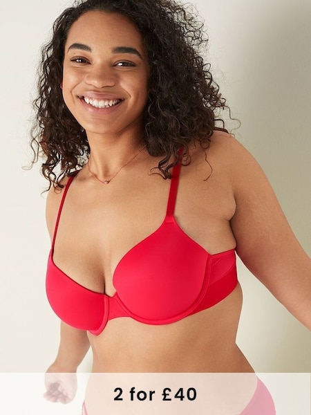 Red Pepper Smooth Lightly Lined T-Shirt Bra (P36384) | £29