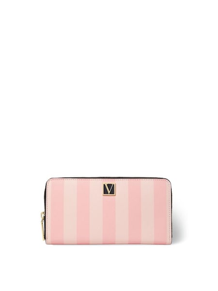 Pink Iconic Stripe The Victoria Purse (P46150) | £39