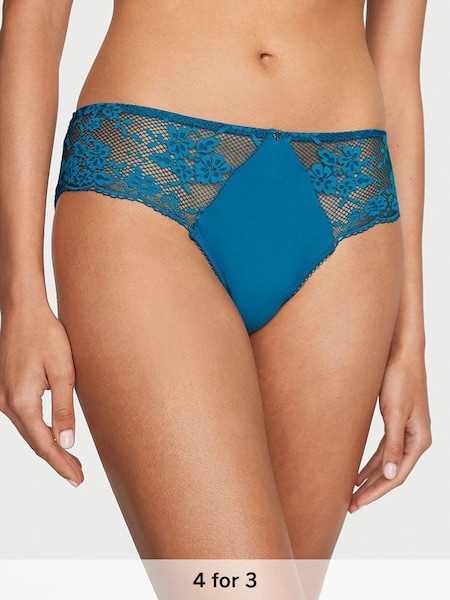 Blue Sapphire Lace Hipster Knickers (P53286) | £14
