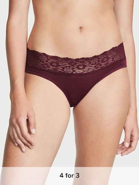 Kir Red Posey Lace Waist Hipster Knickers (P53294) | £9