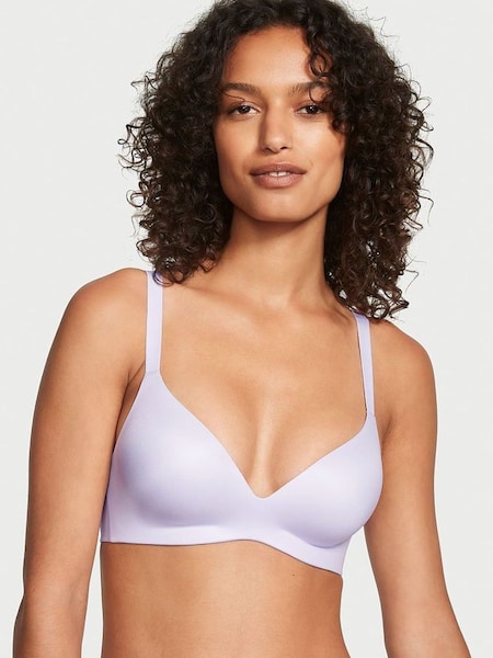 Lucky Lilac Purple Lightly Lined Plunge Non Wired Bra (P55369) | £39