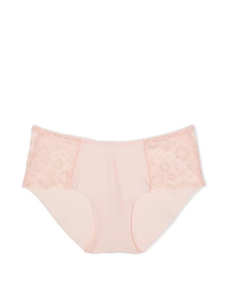 Purest Pink Gold Posey Lace Thong Knickers (P57561) | £4
