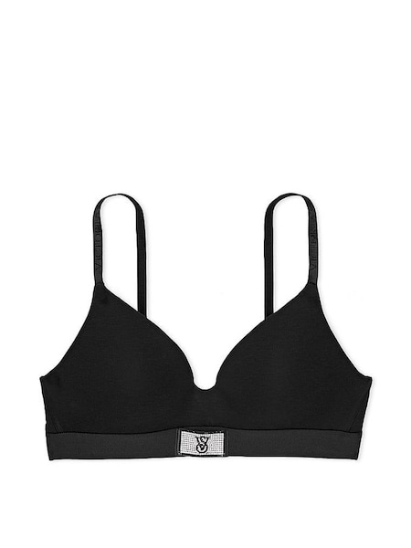 Black Shine Non Wired Lightly Lined T-Shirt Bra (P57942) | £35