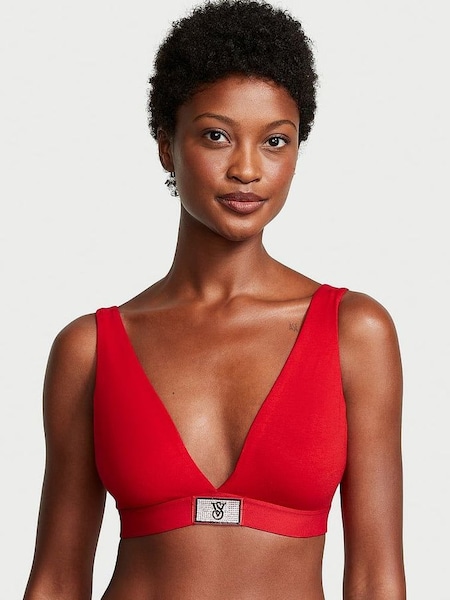 Lipstick Red Bralette Bra (P57956) | £29