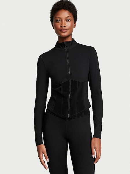 Black Full Zipped Sports Jacket (P61049) | £49