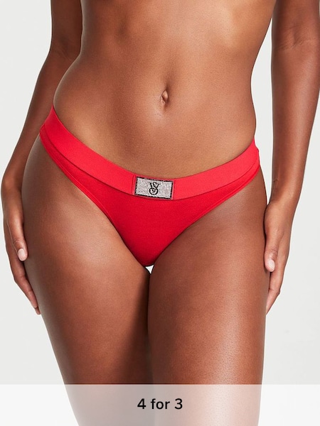 Lipstick Red Thong Knickers (P61218) | £9