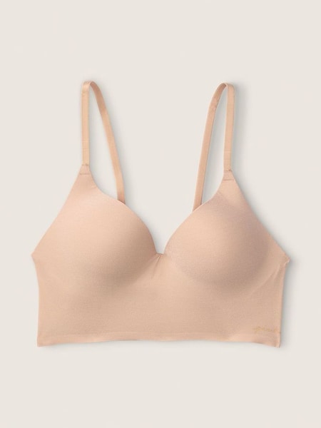 Beige Nude Smooth Non Wired Push Up Bralette (P72644) | £26