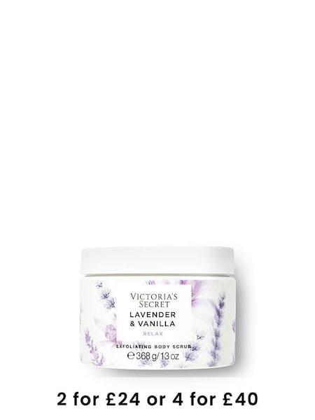 Lavender Vanilla Natural Beauty Exfoliating Body Scrub (P74139) | £18