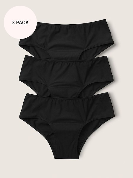 Black Hipster Period Pant Knickers Multipack (P74820) | £45