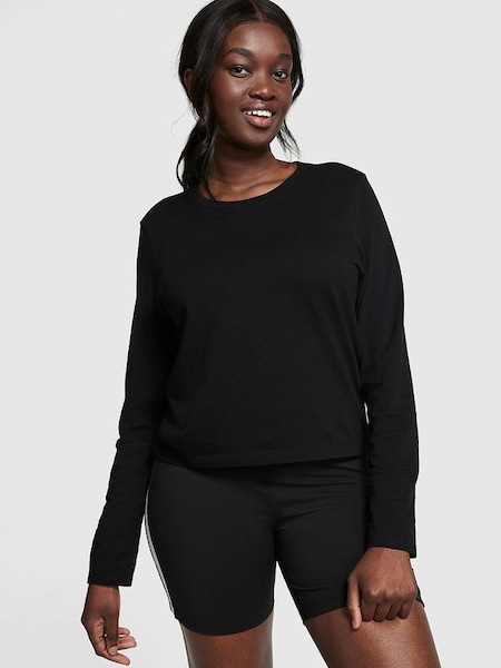 Pure Black Long Sleeve Dreamer T-Shirt (P75101) | £29
