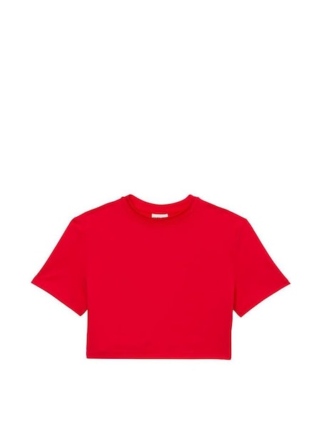 Red Pepper Super Soft Micro Fit Stretch Cropped T-Shirt (P75123) | £20
