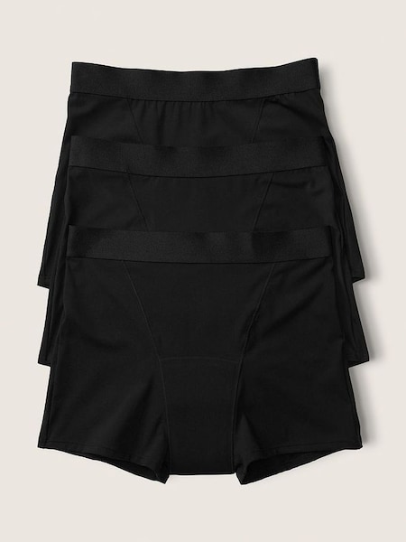 Black Short Period Pant Knickers Multipack (P76110) | £39