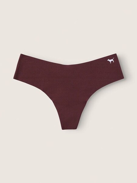 Burnt Umber Brown Thong Smooth No Show Knickers (P80002) | £9