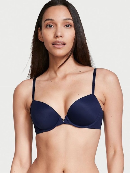 Ensign Blue Smooth Lightly Lined Demi Bra (P81134) | £45