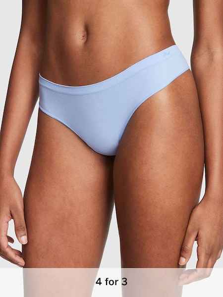Harbor Blue Thong Seamless Knickers (P82886) | £9