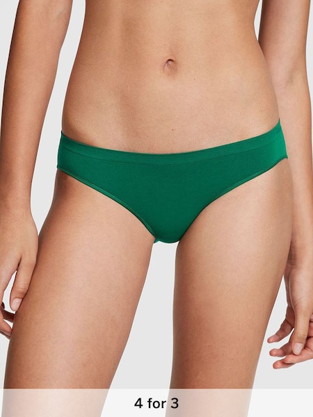 Garnet Green Seamless Bikini Knickers (P82890) | £9