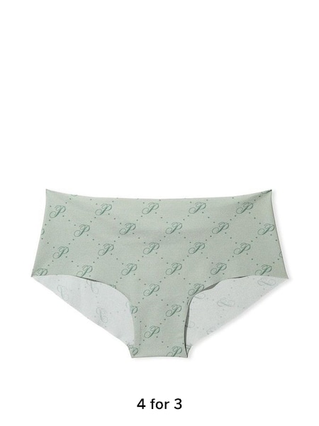 Iceberg Green Script No Show Hipster Knickers (P82918) | £9