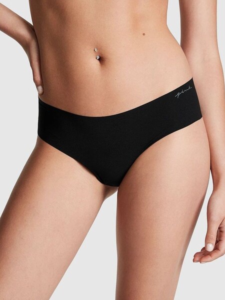 Pure Black No Show Cheeky Knickers (P82956) | £9