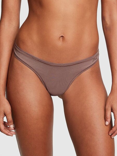 Iced Coffee Thong Knickers (P86431) | £9
