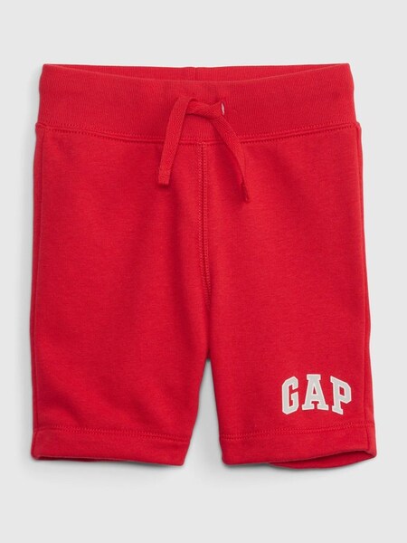 Red Logo Pull On Jogger Shorts (P89266) | £7