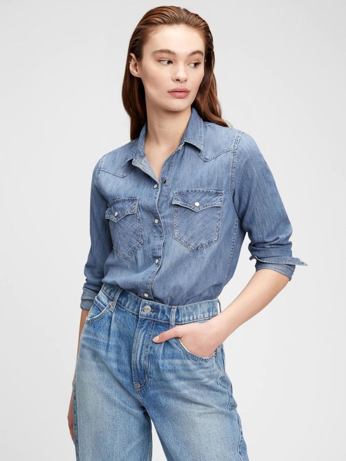Gap womens shirts sale hot sale