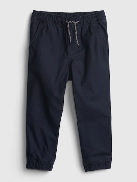 Navy Blue Everyday Cuffed Chino Pull On Joggers (P89350) | £15