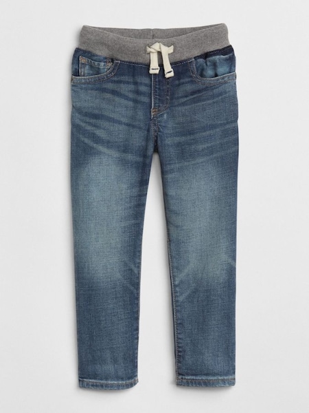 Blue Pull-On Slim Jeans (P89353) | £20