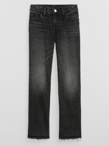 Black Mid Rise Straight Jeans with Washwell (P91204) | £30