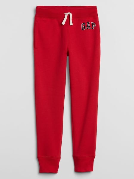 Red Logo Pull On Joggers (4-13yrs) (P92439) | £18