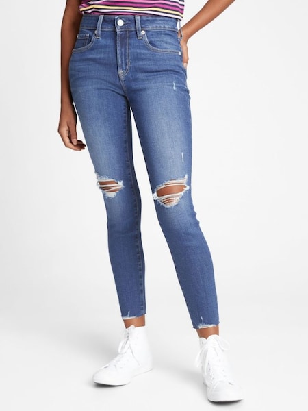 Mid Wash Blue Mid Rise Universal Jegging (P96800) | £45