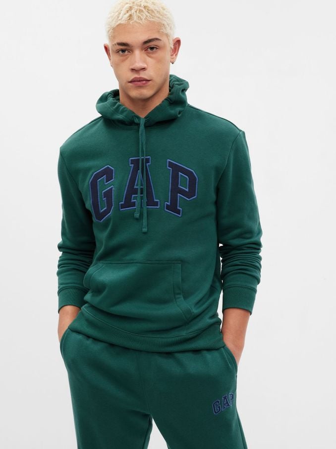 Dark green gap hoodie top