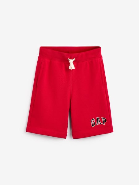 Red Pull On Jogger Logo Shorts (P97646) | £15