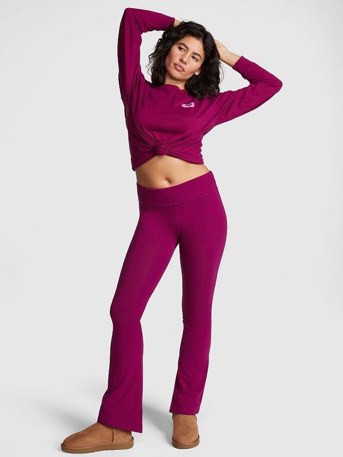 Pink lounge deals leggings