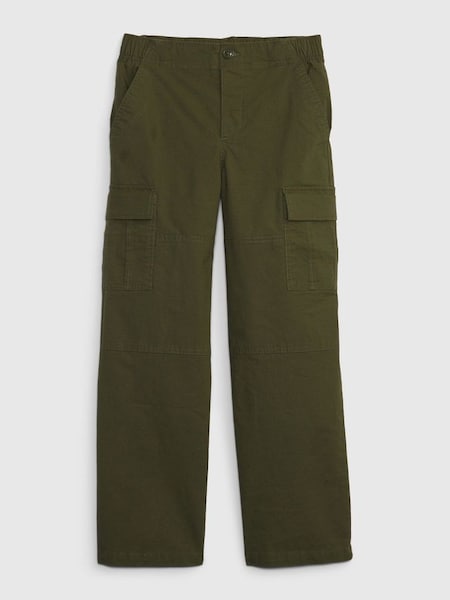 Green Parachute Cargo Trousers (4-13yrs) (P98796) | £30