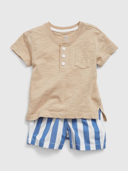 Pocket T-Shirt & Shorts Outfit Set (P99855) | £12