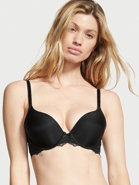 Black Smooth Lightly Lined Full Cup Bra (Q09703) | £45